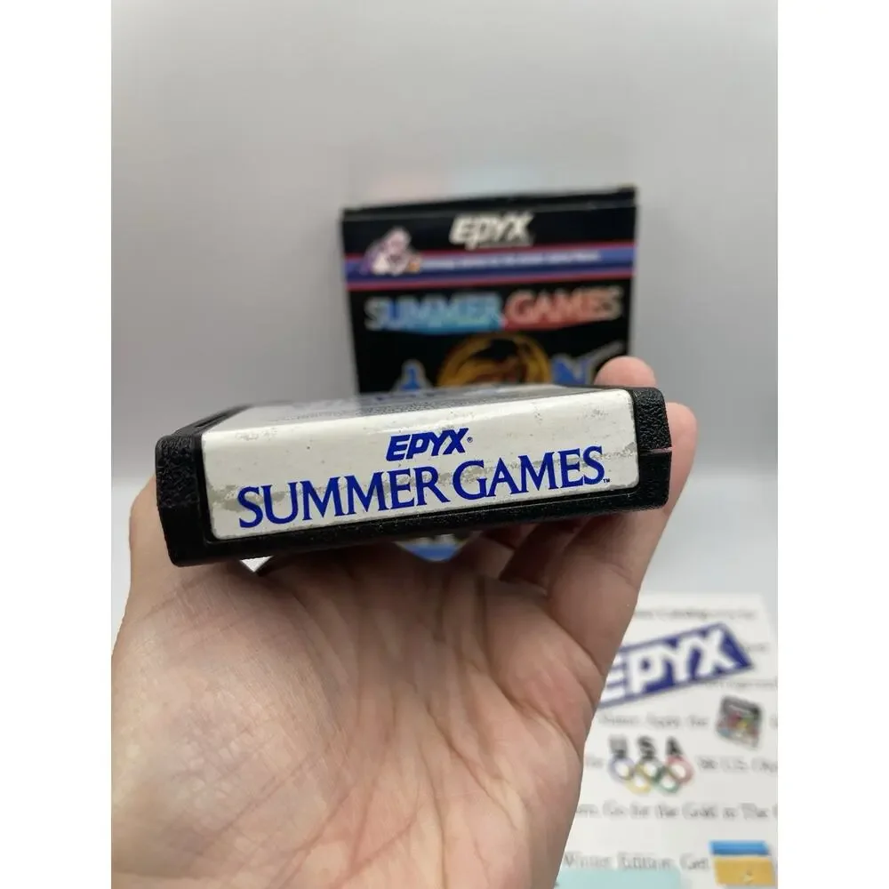 Summer Games for Atari 2600, 7200 1984 EPYX Complete With Manual